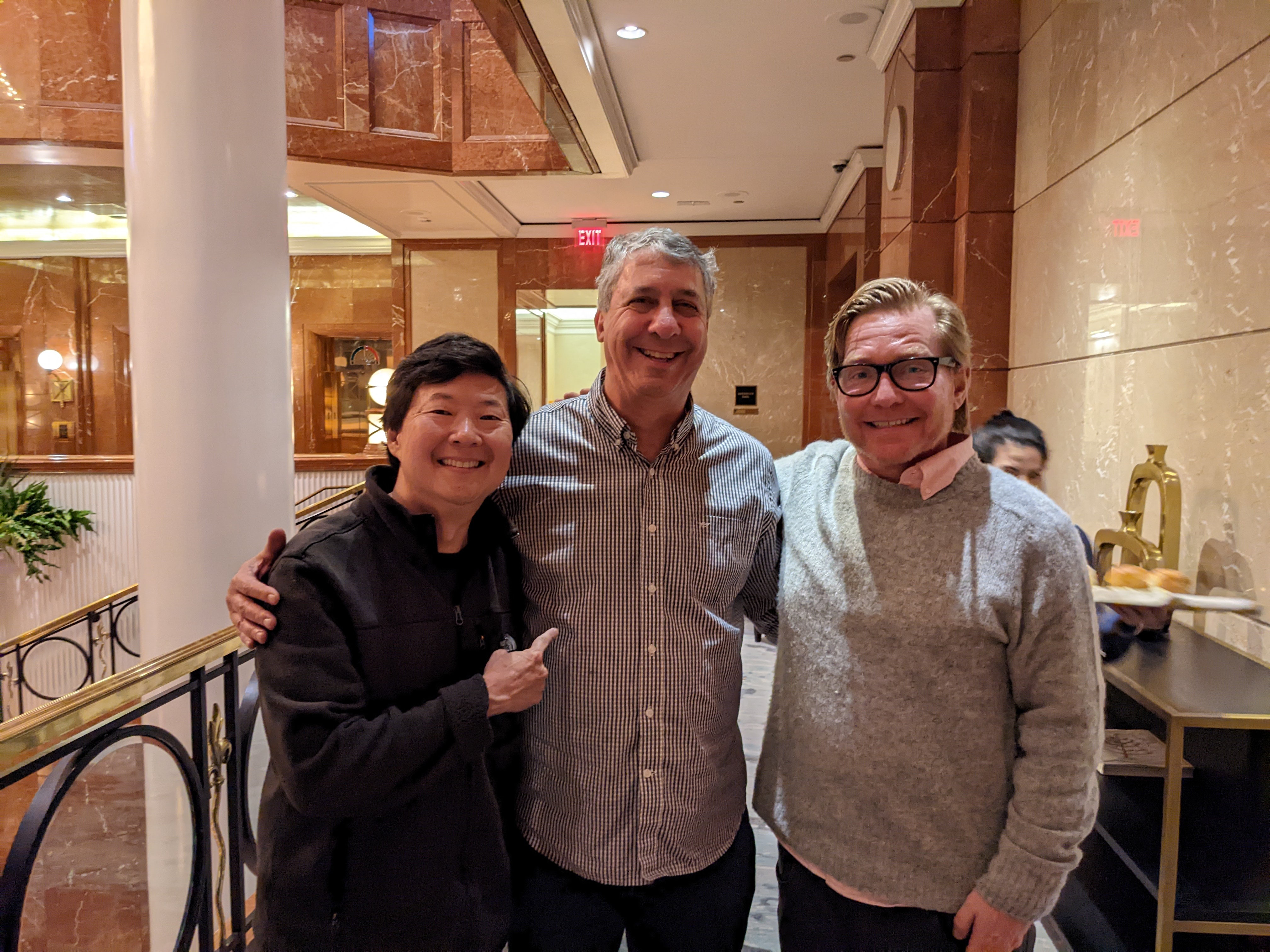 Ken Jeong, Lew Lefton, Mike O'Connell