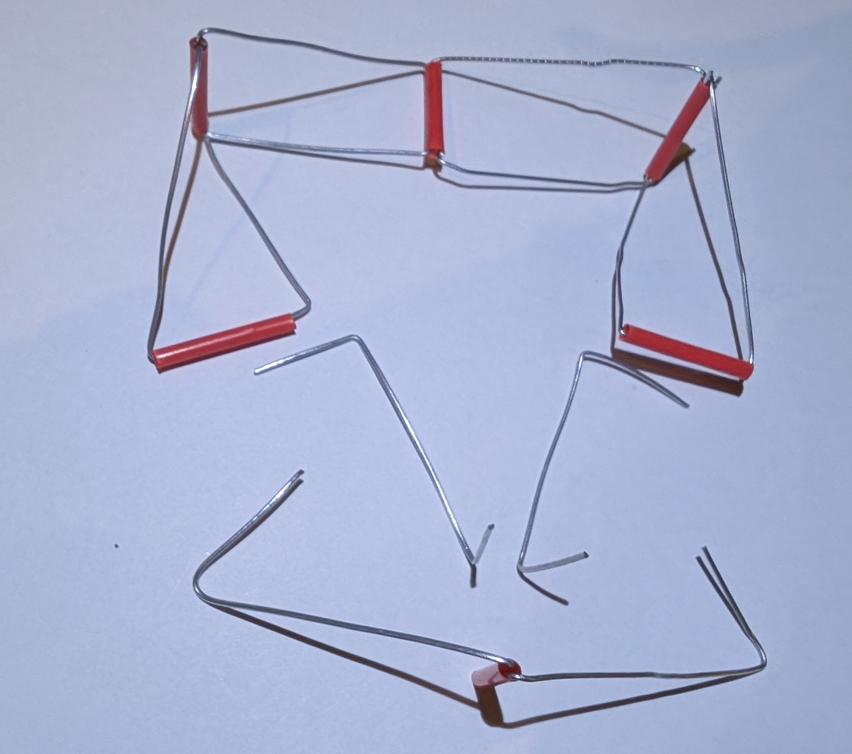 Figure 8 flexagon penultimate steps